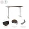 Bestar Bestar Upstand 30” x 72” Standing Desk in antigua 175879-000052 - alternate 2